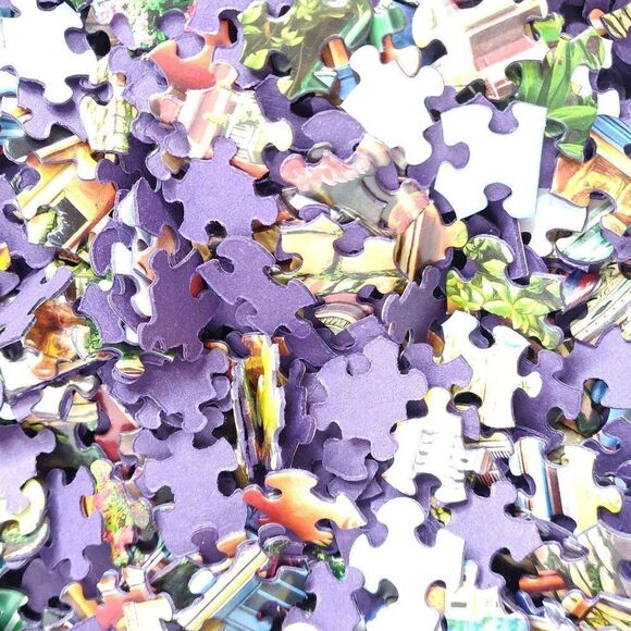 White Mountain Puzzle Cafe On The Water 1000 pc Item #1522 24" x 30" - Picture 2 of 2